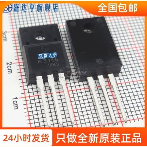 10Pcs/Lot 2SK3115 K3115 6A 600V TO220F DIP MOSFET Transistor NEW Original In Stock