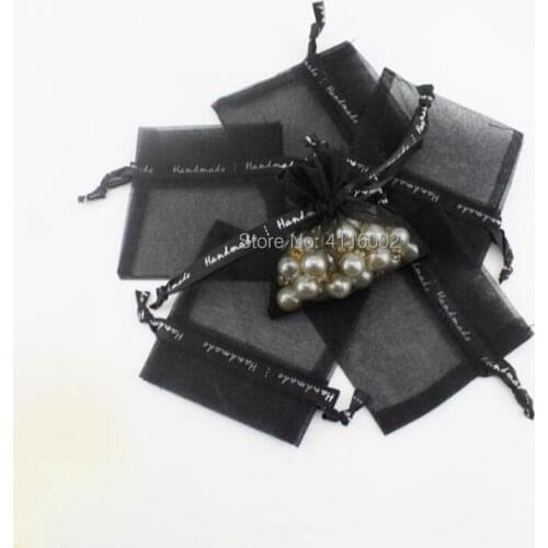 1000pcs Organza Gift Bags Thicken 10*10cm Wedding Party Favor Holder Makeup Jewelry Drawstring Packaging Pouch