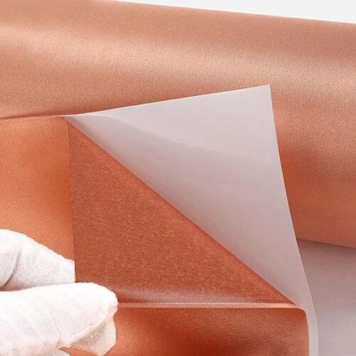 100x110cm RFID Shielding Fabric With Self-Adhesive Metal Radiation Protection Material Cloth DIY Wallet Card Pack Interlining