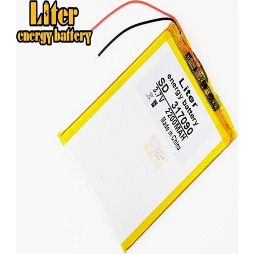 3.7V 317090 polymer lithium battery domestic Tablet PC MID e-book, such as universal battery 2200mAh