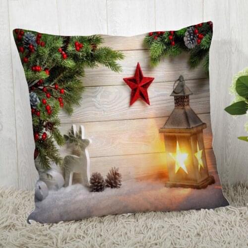 45X45cm,40X40cm(one sides) Xmas Pillow Case Modern Home Decorative Christmas Pillowcase For Living Room Pillow Cover