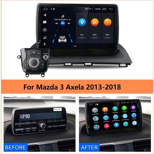 128gb Rom Car Audio Radio Dsp Stereo GPS Navigation For Mazda 3 Axela 2013-2018 Multimedia Car Android 10 Autoradio Player 9Inch