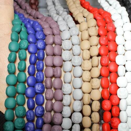 Natural Stone Hematite Bead Matte Accessory Beads For Jewelry Making DIY Bracelets 15 " Women Accessories