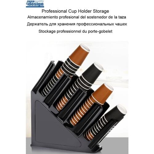 Paper Cup Storage Holder Drink Bottle Cashier Storage Rack Desk Shelf Professional in Bar Counter