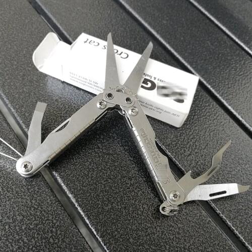 EDC Gear Scissors Outdoor Camping Multitool Key Chain Small Tool Survival Accessories Mini Knife Multi-tool Camping Supplies