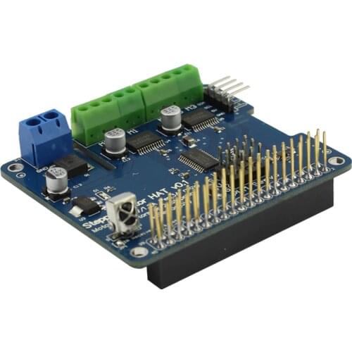 Elecrow Stepper HAT Motor for Raspberry Pi 3 Model B 2B A+ B+ Zero Stepper Servo Motor IR Remote Expansion Board DIY Robot Kit