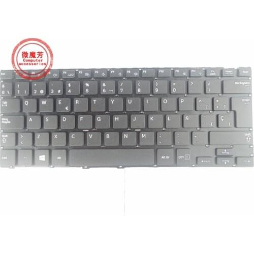 Spanish SP for SAMSUNG 905S3G 915S3G NP915S3G NP905S3G laptop keyboard White/BLACK
