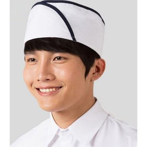Korea chef hat chef cap chinese restaurant chef hat waiter accessories brief waiter hat