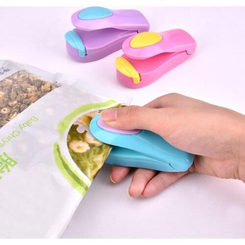 Kitchen Accessories Tools Mini Portable Food Clip Heat Sealing Machine Sealer Home Snack Bag Sealer Kitchen Utensils Gadget Item