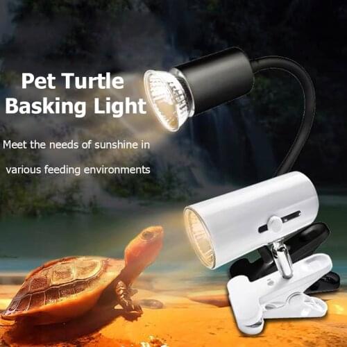 Reptile Lamp Turtle Amphibians Lizard Tortoise Heating Basking UV Light Pet Bulb for Home Turtle Caring Ornaments