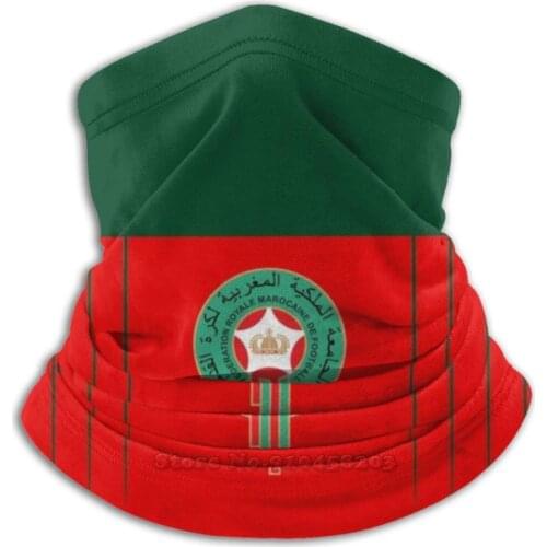 Morocco Jersey Football Scarf Bandana Headband Outdoor Climbing Warmer Face Mask Morocco Soccer Moroccan Football Frmf