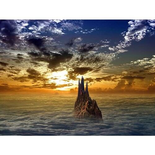 MM 14/16/18/28 CROSS STITCH Full Round Drill 5D DIY Diamond Painting " sea" 3D Embroidery Cross Stitch Home Decor