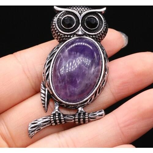 Cute Owl Animal Brooches Antique Silver Color Alloy Brooch Pins for Women Collar Lapel Pins Party Coat Jewelry Accessories
