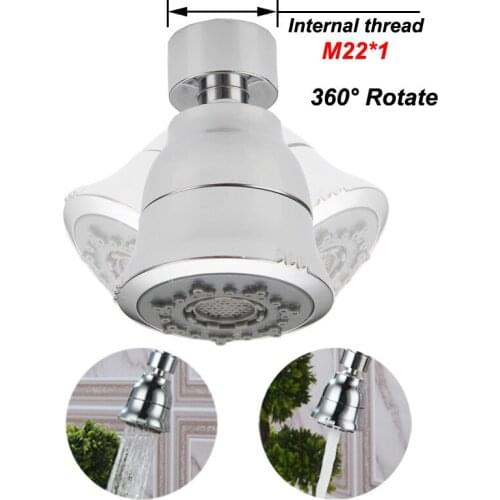 The new water spray nozzle kitchen faucet shower water hippo atomization universal rotating filter mouth bubbler