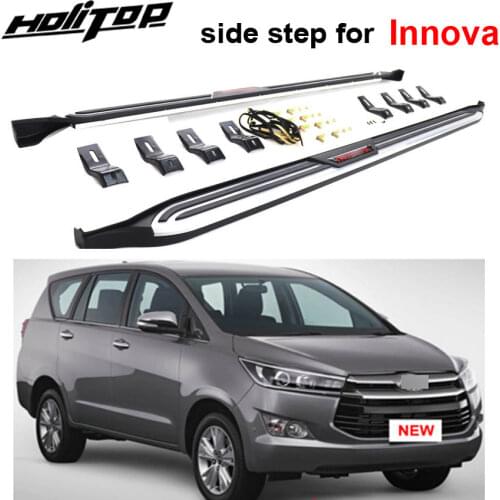 New Arrival side step ner bar running board for Toyota Innova 2015-2020,loading weight 200kg,reliable quality,6 years old seller
