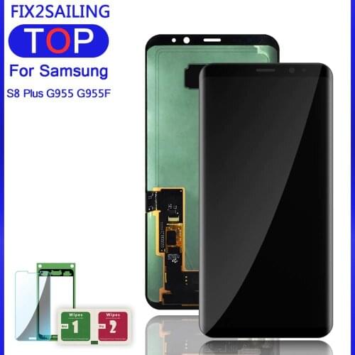 New LCD Display 100% Tested Working Touch Screen Assembly For Samsung Galaxy S8 Plus G955 G955F G955A G955T G9550 Black