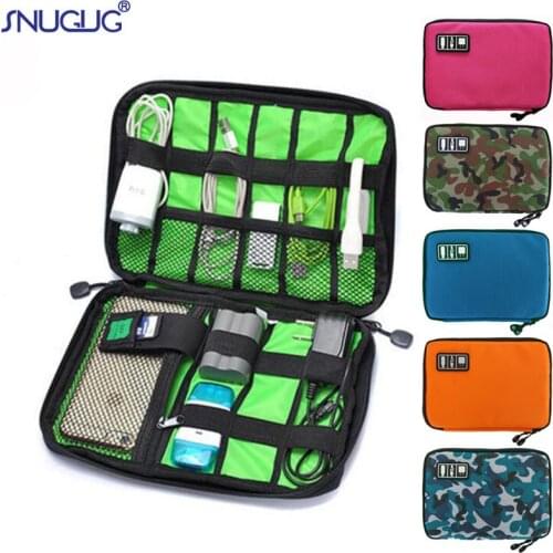 Digital Cable Bag Men Creative Travel Gadgets Pouch Power Cord Charger Headset Organizer Drive Electronic Suitcase Accessories
