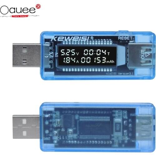 USB Current Voltage Capacity Tester Volt Current Voltage Detect Charger Capacity Tester Meter Mobile Power Detector Battery Test