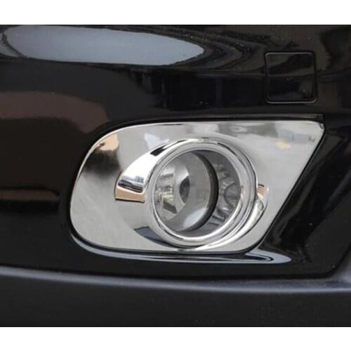Car Accessories Quality ABS Chrome 2pcs Rear Fog Lights Decoration Fit For Dodge Journey 2013 Lamp Lights Cover Auto Styling