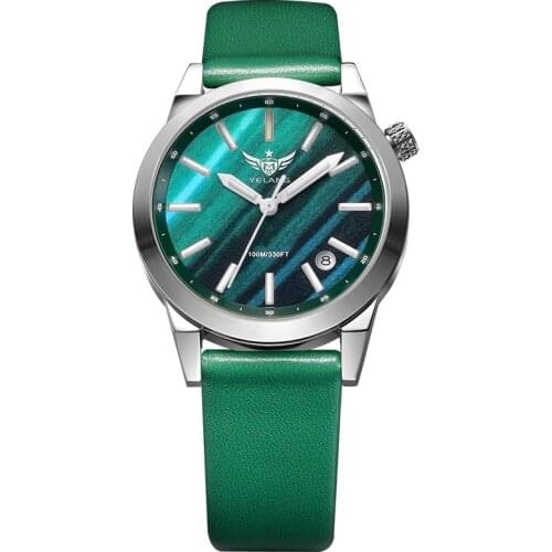 YELANG Women Watch Luxury Ladies Quartz Watches T100 Tritium Luminous Wristwatch 100M Waterproof Sapphire Mirror Swiss Movement