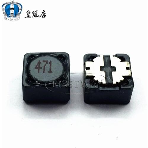 10pcs/SMD power inductors CDRH124 CDRH125 CDRH127 470UH word:471 Shielding inductance 12*12*4MM/12*12*5MM/12*12*7MM