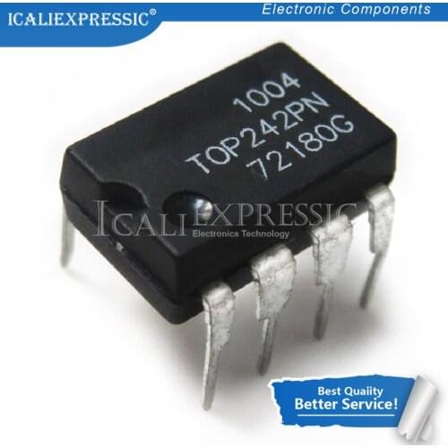 10PCS TOP242PN TOP242P TOP242 DIP-7 In stock