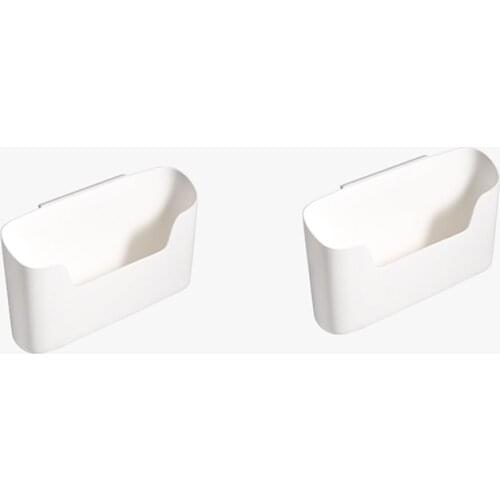 2Pcs Multifunctional Hanging Storage Basket Wall-Mounted Kitchen Drawer Shelf Rack Cabinet Push-Pull Box for Seasoning