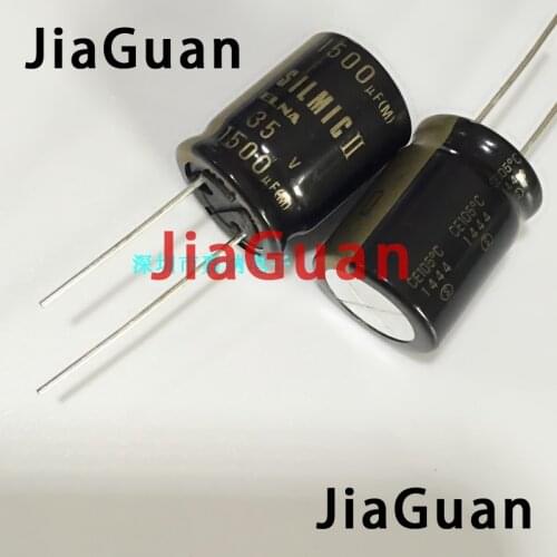 4PCS NEW ELNA RFS SILMIC II 35V1500UF 16X20MM SILMICII 1500UF 35V hot sale SILMIC2 1500uf/35v 35V 1500UF