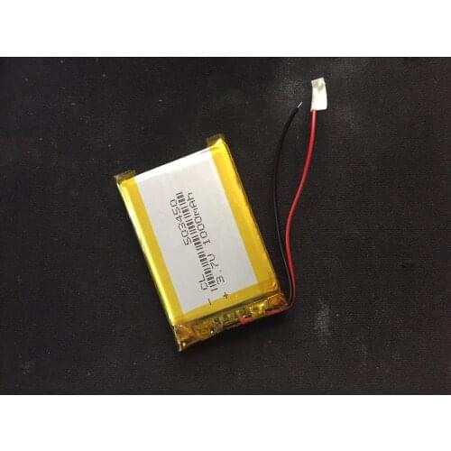 503450 recorder 523450 rechargeable core 3.7V polymer lithium battery 1000mAhGPS battery Rechargeable Li-ion Cell