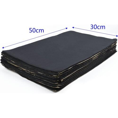 9PCS Foam Car Sound Black Deadening plastic Insulation noise insulation New