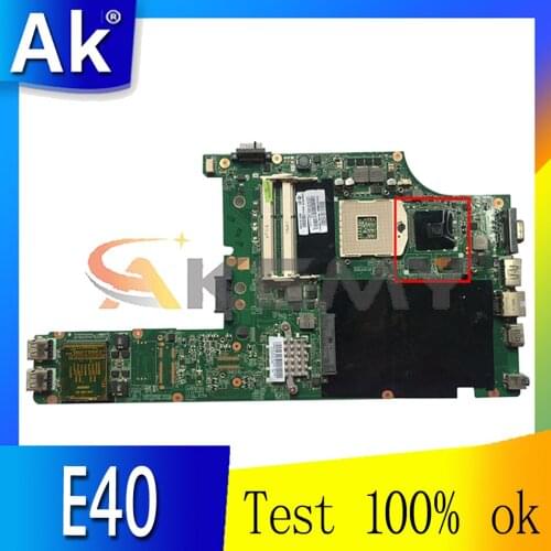 Akemy DA0GC5MB8F0 Is Suitable For Lenovo Thinkpad E40 Laptop Motherboard 63Y2134 63Y1598 PGA989 HM55 100% Test Work
