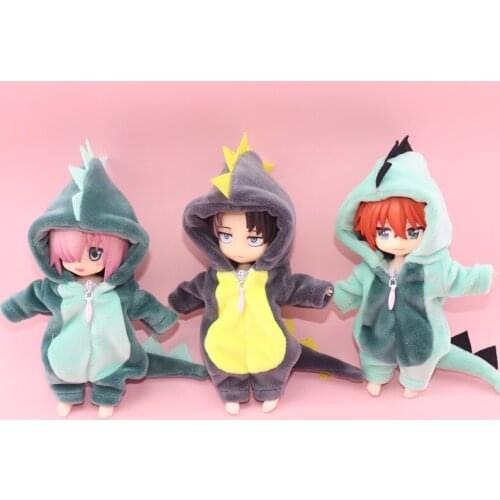 Dollhouse accessories ob11 Eva garment GSC body9 Mollybjd can wear monster leisurewear multicolor dinosaurs animals