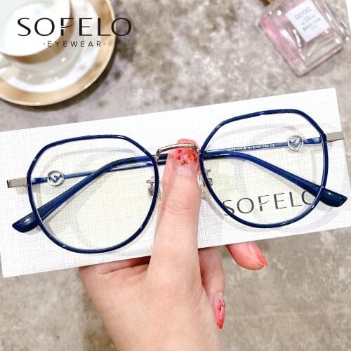 Anti Blue Light Blocking Eyeglasses Women Clear Computer Gaming Glasses Female Anti UV Radiation Protectio Spectacles Brand 2021