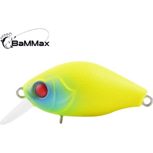 Bammax Fishing Lure 6g 5cm Hard Bait Minnow Fishing Lure Bass Crankbait Swimbait Wobbler Tackle 3D Eyes
