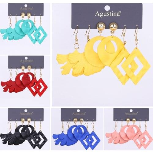 Bohemian women earrings vintage jewelry 2021 gifts for women fashion jewelry drop earrings jewelry dangle big fashion jewelry