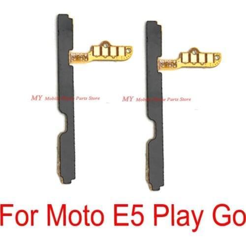 For Motorola Moto E5 Play Go Power Switch Volume Power ON OFF Side Buttons Key Flex Cable Replacement Repair Spare Part