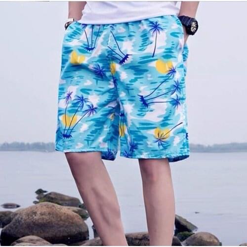 Mens Shorts Summer Sports And Leisure Five-Point Pants Trend Cool Loose Quick-Drying Mens Large Size Beach Pants S-3XL