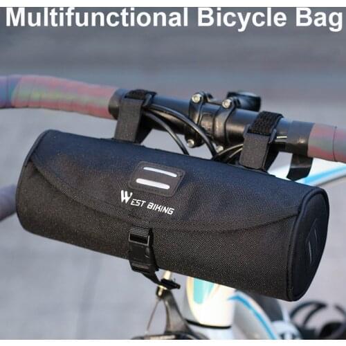 Multifunctional Bike Handlebar Bag Scooter Electric Folding Bicycle Handlebar Bag Rainproof Frame Saddle Bag Cycling Accessories
