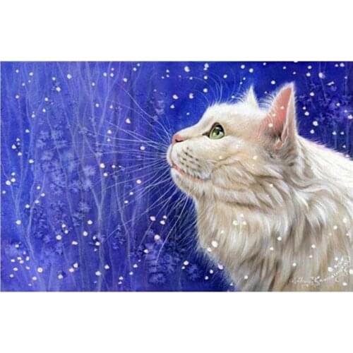 First snow patterns counted 11CT 14CT Cross Stitch Set DIY Chinese Cross-stitch Kits Embroidery Needlework Home Decor