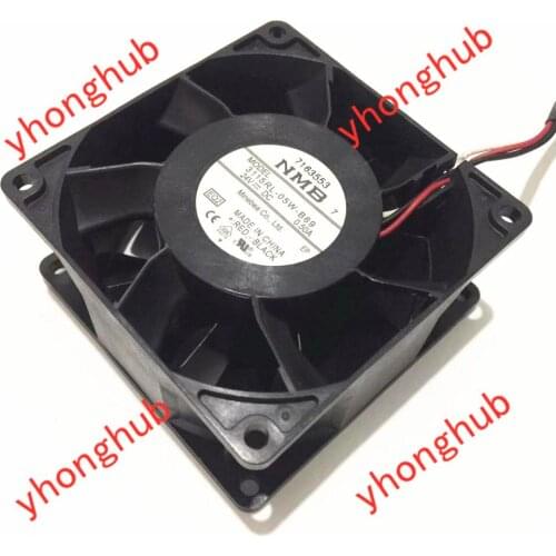 NMB-MAT 3115RL-05W-B69 EQ2 Server Cooling Fan DC 24V 0.50A 3-Wire