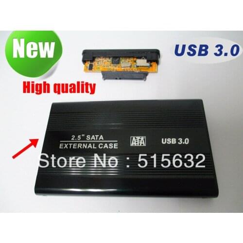New 2.5" USB 3.0 SATA External Hard Drive HD Mobile Disk Enclosure/Case Black
