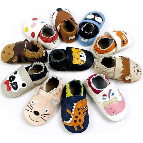 Owlowla Baby Shoes Girl Boy Soft Genuine Leather Shoes Skid-Proof Soft Soled Shoes First Walkers Shoe Fit 0-24 Month