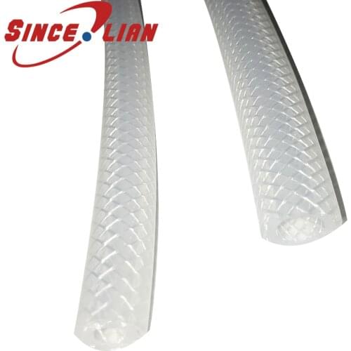 Braided silicone tube Food silicone tube Pharmaceutical grade braided silicone hose Steam high temperature food silicone tube