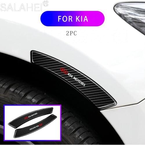 2X Car Bumper Warning Stickers Wheel Eyebrow Film For Kia Motors K2 K3 K5 Sportage 3 Sorento Ceed Cerato R Rio 3 4 K2 K3 X-Line
