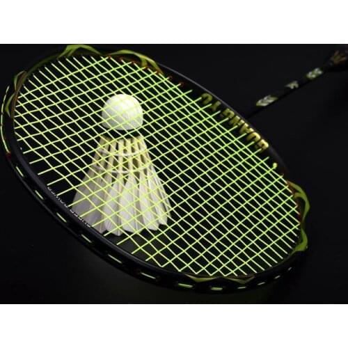 Carbon Fiber 3U Badminton Racket with Bag High Tension Offensive Badminton Racquet for Professional Club Player