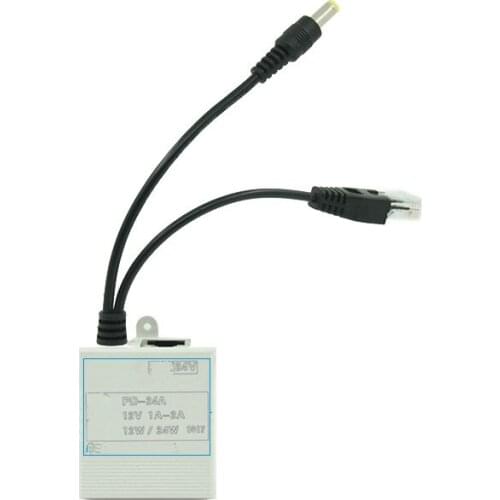 CCTV Monitor Camera POE Splitter Standard 48V Turn 12V2A POE Power Supply IEEE802.3AF/AT