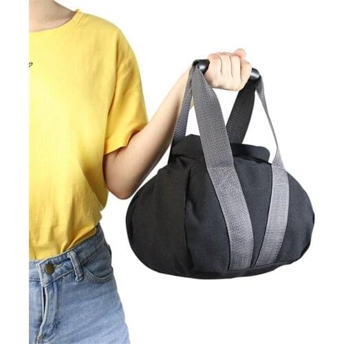 Adjustable Fitness Sandbag Portable Weightlifting Training Sandbag Heavy Dumbbell Workout Bag For Home Gym Fitness Body Building