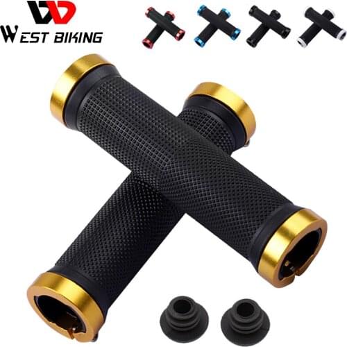 WEST BIKING Bicycle Handlebar Grips Cycling Bicycle Accessories Non-slip Bicycle Handlebar Grips MTB BMX Bike Handle Bar Grips