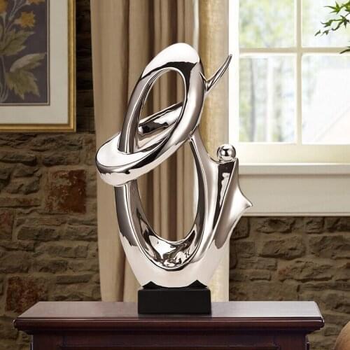 COLLECTION OF MONEY AND TREASURE CREATIVITY LIGHT LUXURY ABSTRACT CERAMIC ORNAMENTS ARTS AND CRAFTS OFFICE TABLE DECORATION