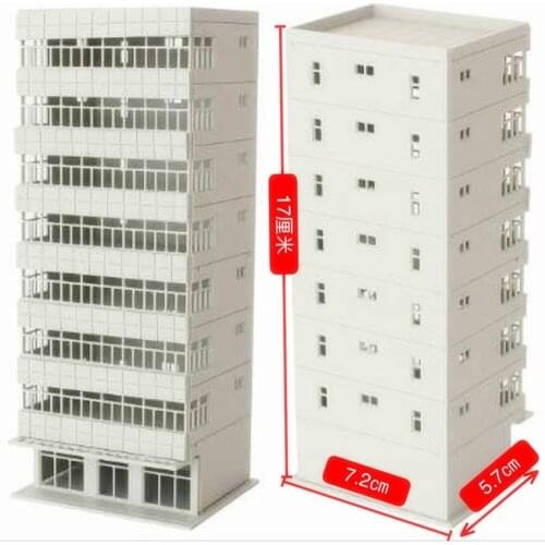 1/150 1/144 Architecture Building Model Sand Table Layout Plastic Office Landscape For Diorama Collection Gift for Kids